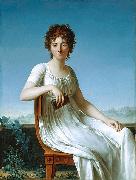 Jean-Baptiste Francois Desoria Portrait of Constance Pipelet oil painting